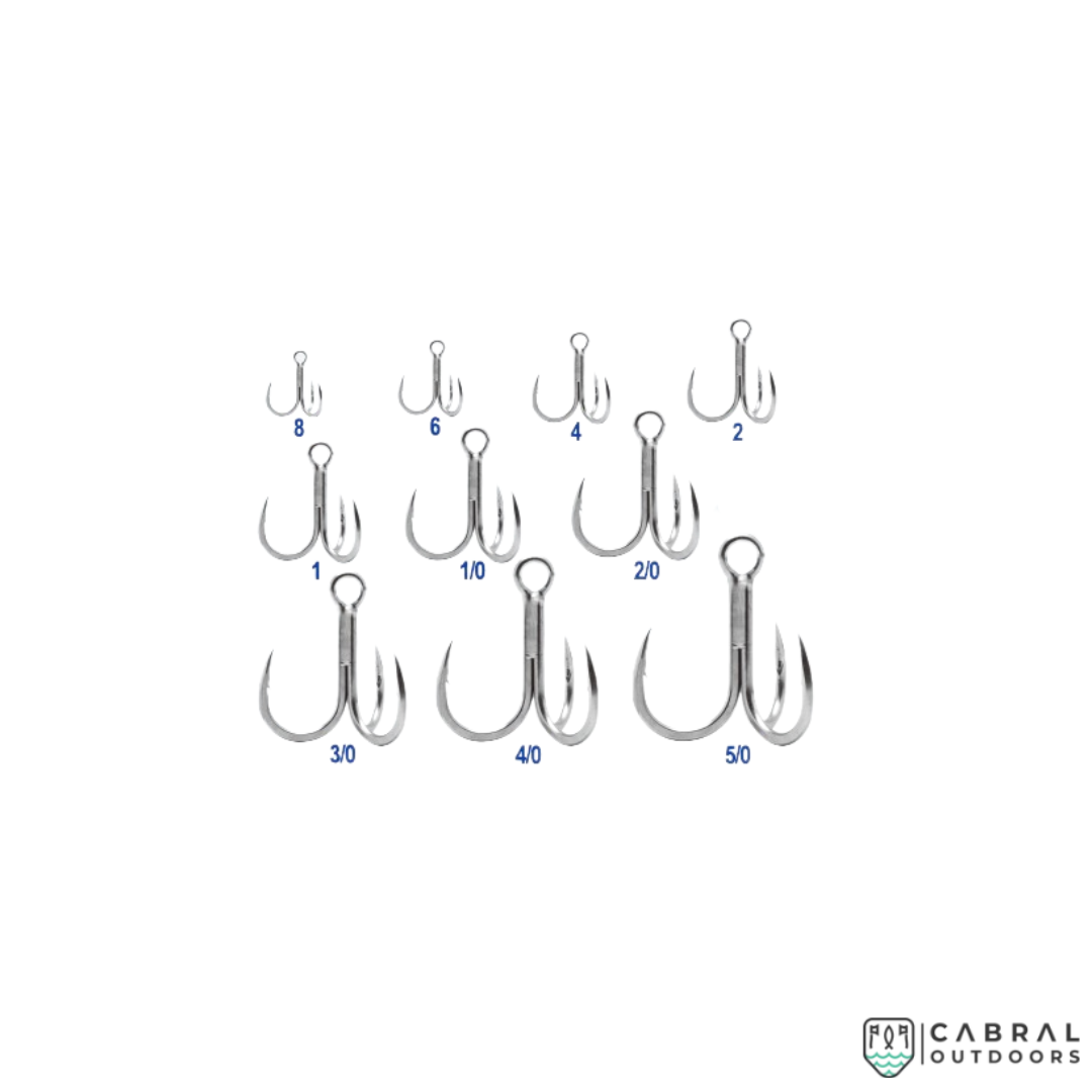 BKK Raptor-Z Treble Hooks | Size: 8-2/0  Treble Hooks  BKK  Cabral Outdoors  