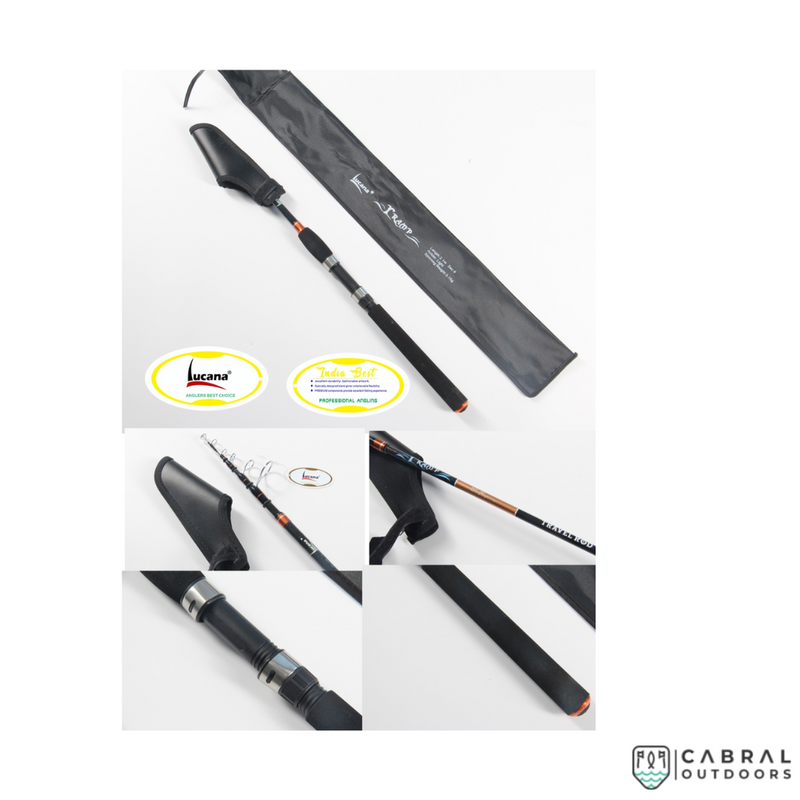 Lucana Tramp Travel Telescopic Rod at Rs 1480/piece, Fishing Rods in  Kanpur