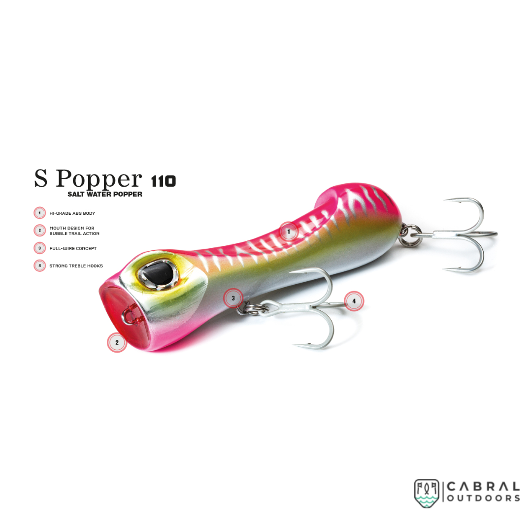 Molix S Popper 110 | Size: 11 cm | 38g  Popper  Molix  Cabral Outdoors  