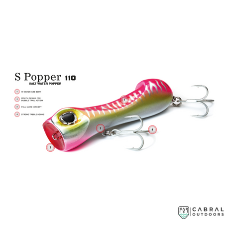 Molix S Popper 110 | Size: 11 cm | 38g  Popper  Molix  Cabral Outdoors  