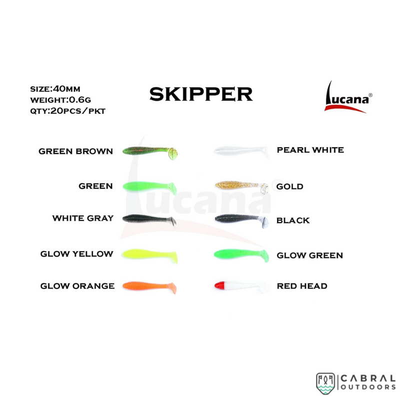 Lucana Skipper 40mm Soft Shad | Size: 4 cm | 0.6g