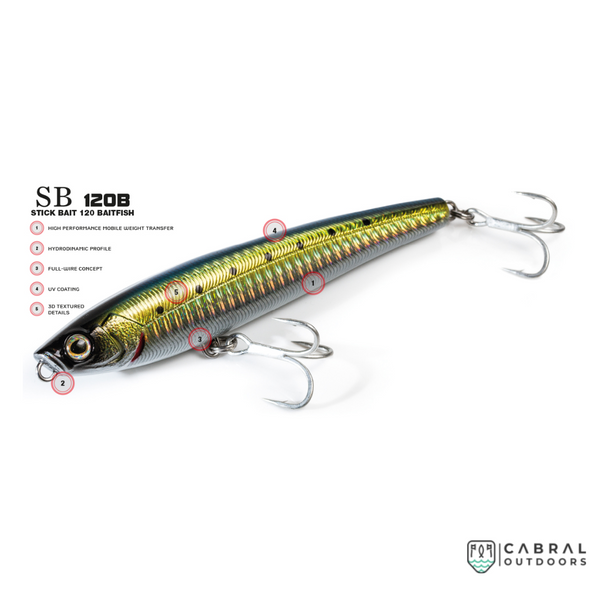 Molix SB120 Stick Bait Tuna, Size: 12cm, 26 g
