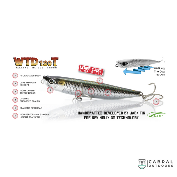 Molix WTD 120T | Size: 12cm | 25g  Pencil Baits  Molix  Cabral Outdoors  