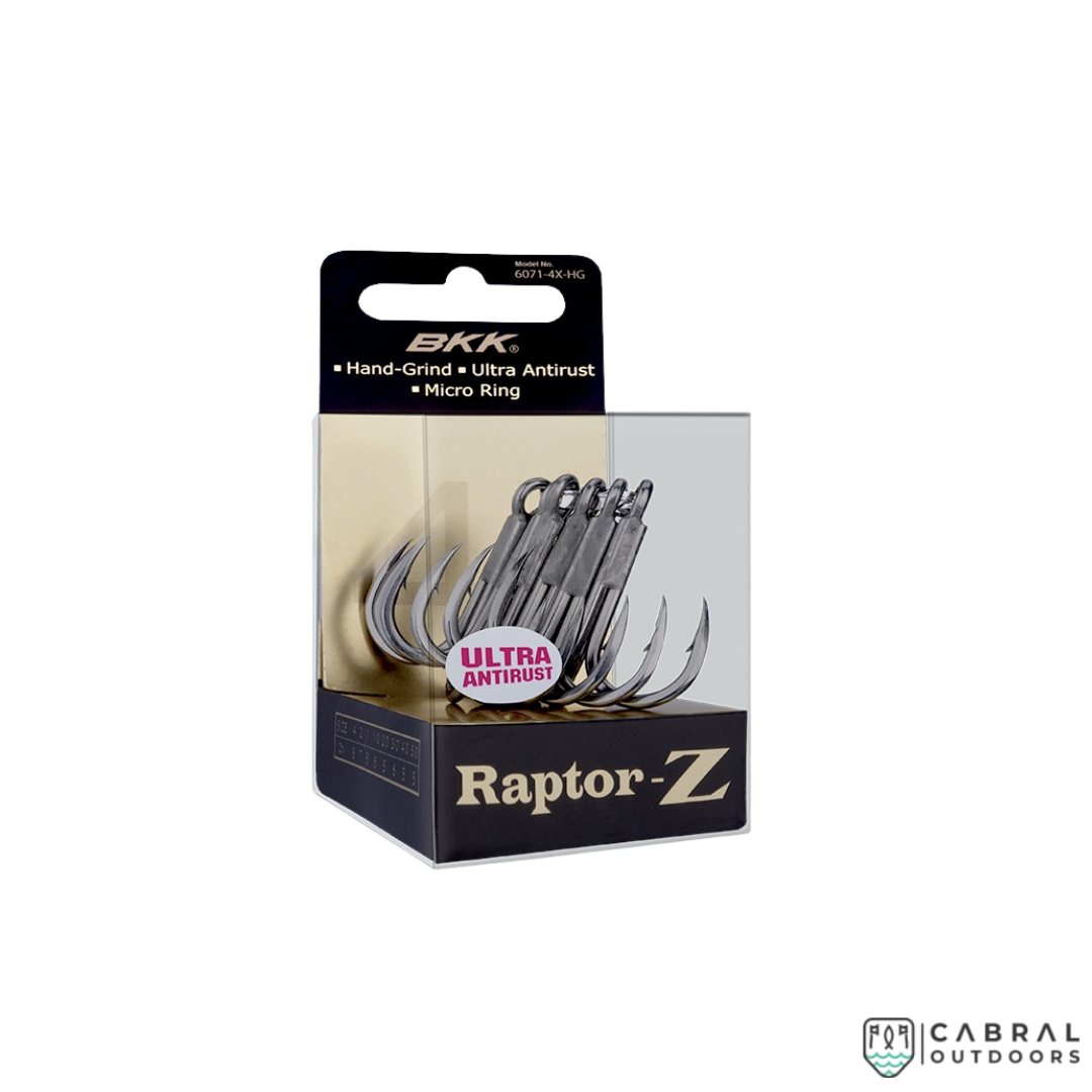 BKK Raptor-Z Treble Hooks | Size: 8-2/0  Treble Hooks  BKK  Cabral Outdoors  