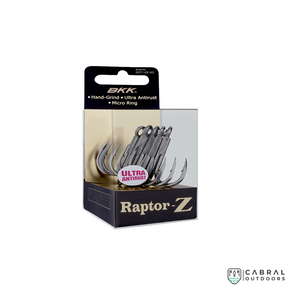 BKK Raptor-Z Treble Hooks | Size: 8-2/0  Treble Hooks  BKK  Cabral Outdoors  