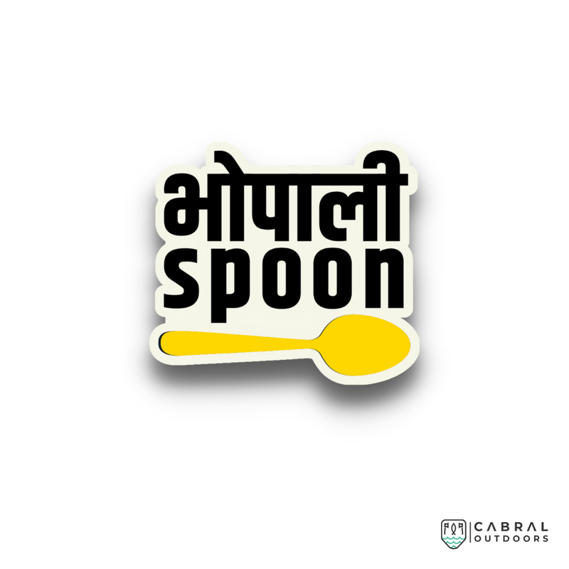 Bhopali Spoon Sticker  stickers  WaveTheory  Cabral Outdoors  