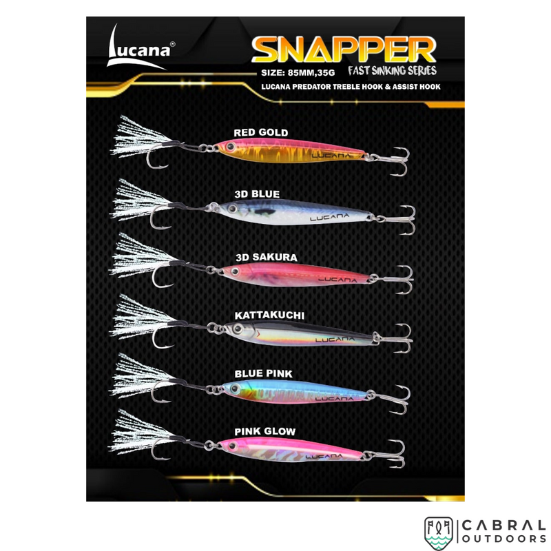 Lucana Snapper Jig 8.5cm | 35g  Jigs  Lucana  Cabral Outdoors  