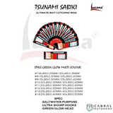 Lucana Tsunami Sabiki Hook Rigs | Size: 7-14  sabiki  Lucana  Cabral Outdoors  