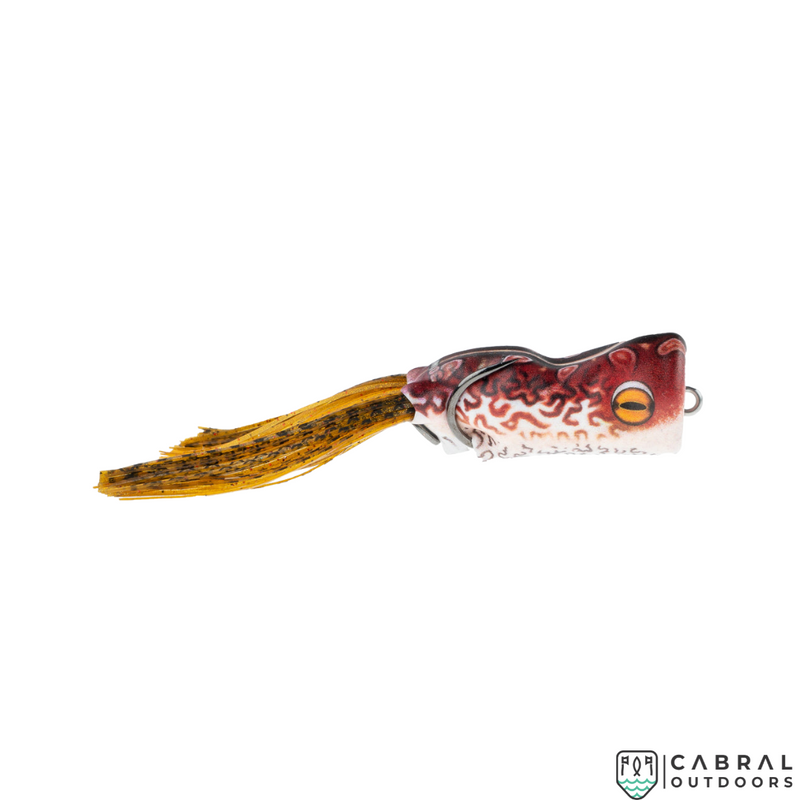 Scum Frog 1/2 oz Painted Trophy Series, Chili Pepper, Top Water Hollow Body  Frog Lure