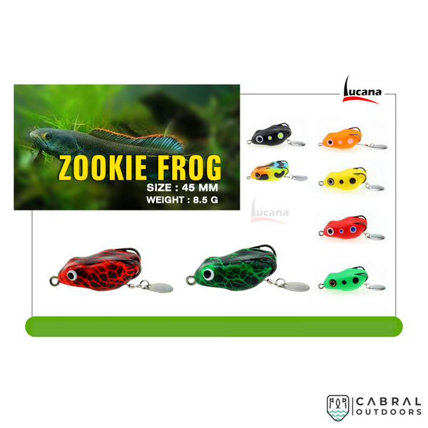 Lucana Zookie Frog Lure 4.5cm | 8.5g  Rubber Frog  Lucana  Cabral Outdoors  