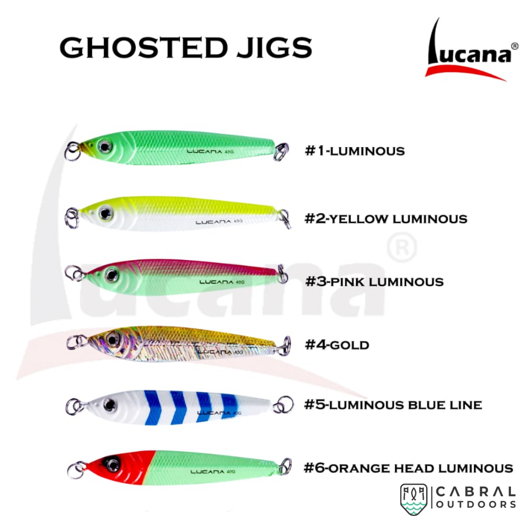 Lucana Leadfish Ghosted Jig 30-50g  Jigs  Lucana  Cabral Outdoors  