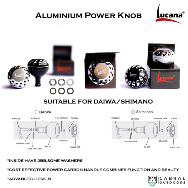 Lucana Aluminium Power Knob  Others  Lucana  Cabral Outdoors  