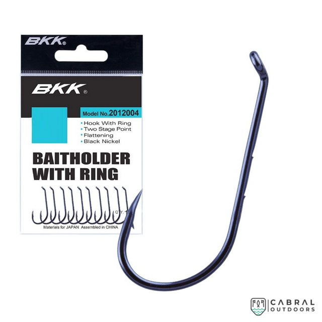 BKK Bait Holder With Ring Hooks | Size: 12-3/0  Live Bait Hooks  BKK  Cabral Outdoors  