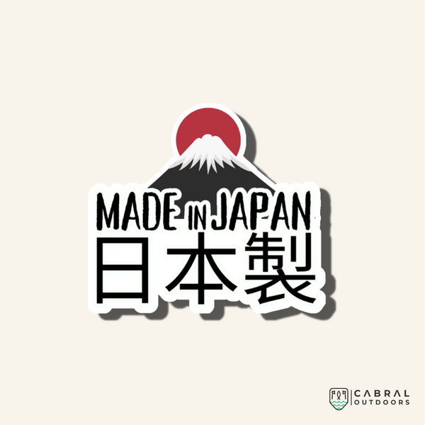 Made in Japan Sticker  stickers  WaveTheory  Cabral Outdoors  