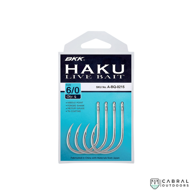 BKK Haku Livebait Hooks | Size: 3/0-5/0    BKK  Cabral Outdoors  