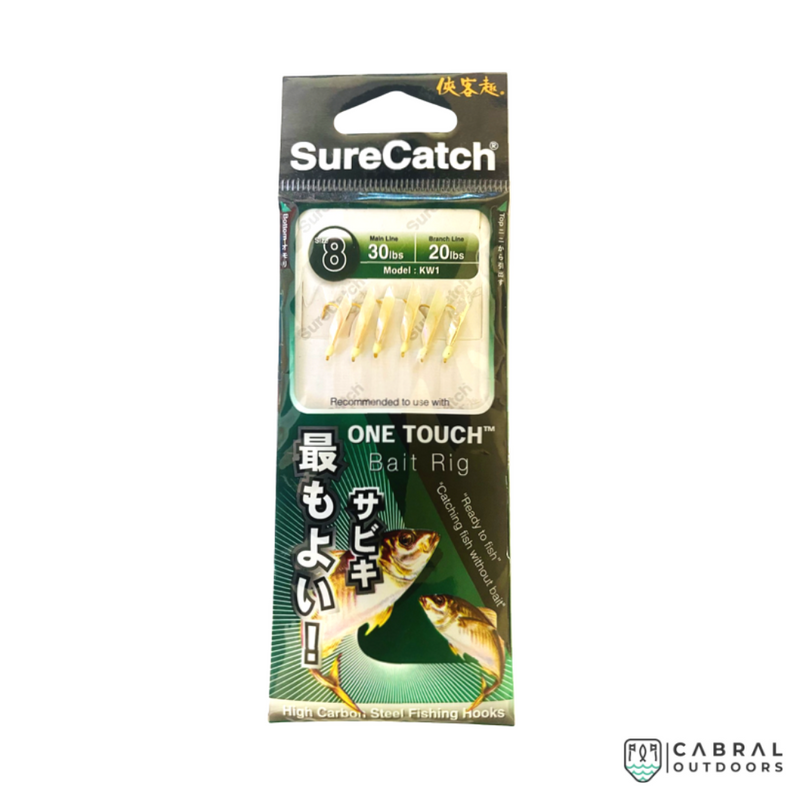SureCatch Sabiki One Touch Bait Rig KW1 #8