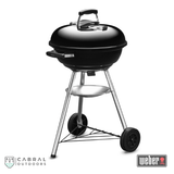 Weber Compact 47cm & 57cmCharcoal Barbeque Grill (Black)  Barbecue  Weber  Cabral Outdoors  