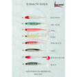 Lucana Rainbow Shade Soft Fishing Lure | Size: 7.5cm | 2.2g | 4pcs/pk  Paddle Tail  Lucana  Cabral Outdoors  