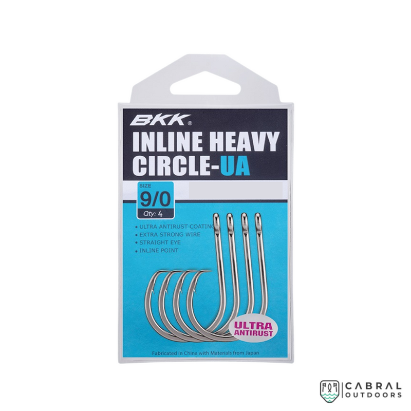 BKK Inline Heavy Circle UA Hooks | Size: 1/0-5/0    BKK  Cabral Outdoors  