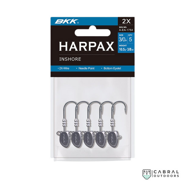 BKK Harpax Inshore Jig Head | Size: 3/0-6/0  Jig Head  BKK  Cabral Outdoors  