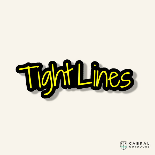 Tight Lines-2 Sticker  stickers  WaveTheory  Cabral Outdoors  