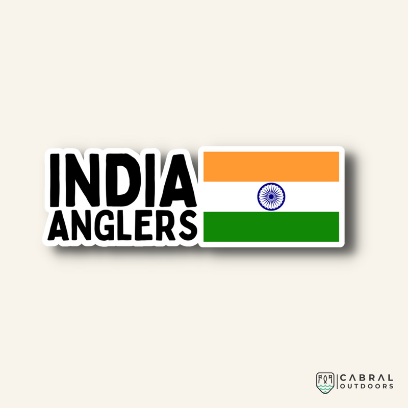 India Anglers Sticker