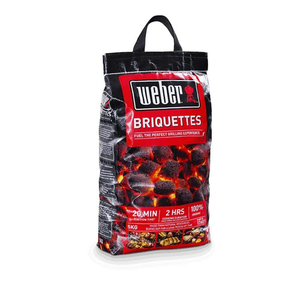 Weber Coconut Shell Charcoal Briquettes (5kg)  Barbecue  Weber  Cabral Outdoors  