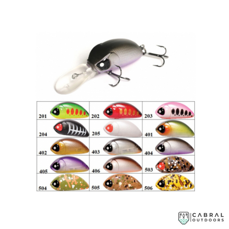 Lucky John Haira Plus One Hard Lure | Size: 4.4cm | 8g  Crank Baits  Lucky John  Cabral Outdoors  