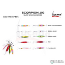 Lucana Scorpion Slow Sinking Jig 10 cm | 80g-100g  Jigs  Lucana  Cabral Outdoors  