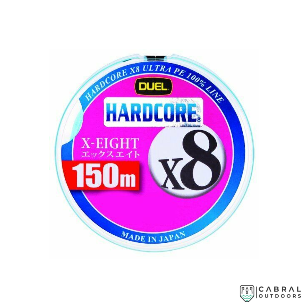 Duel  Hardcore X8 Braided Line | 150-300m  Braided Line  Duel  Cabral Outdoors  