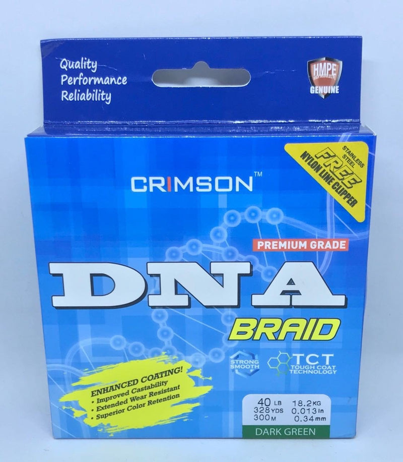 Crimson DNA Braided Line | 0.16mm- 0.46mm | 150-300m  Braided Line  Crimson  Cabral Outdoors  