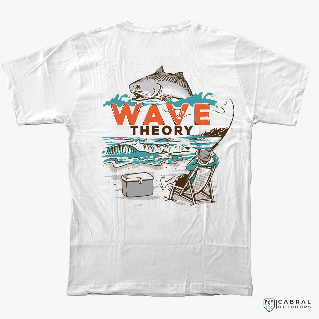Wave Theory, Surf Fishing, Cotton Tee, Cabral Outdoors