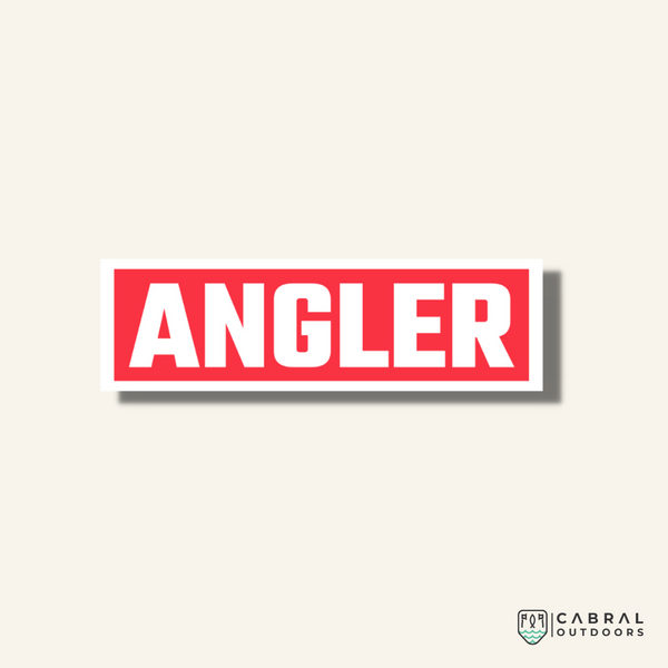 Angler Sticker  stickers  WaveTheory  Cabral Outdoors  