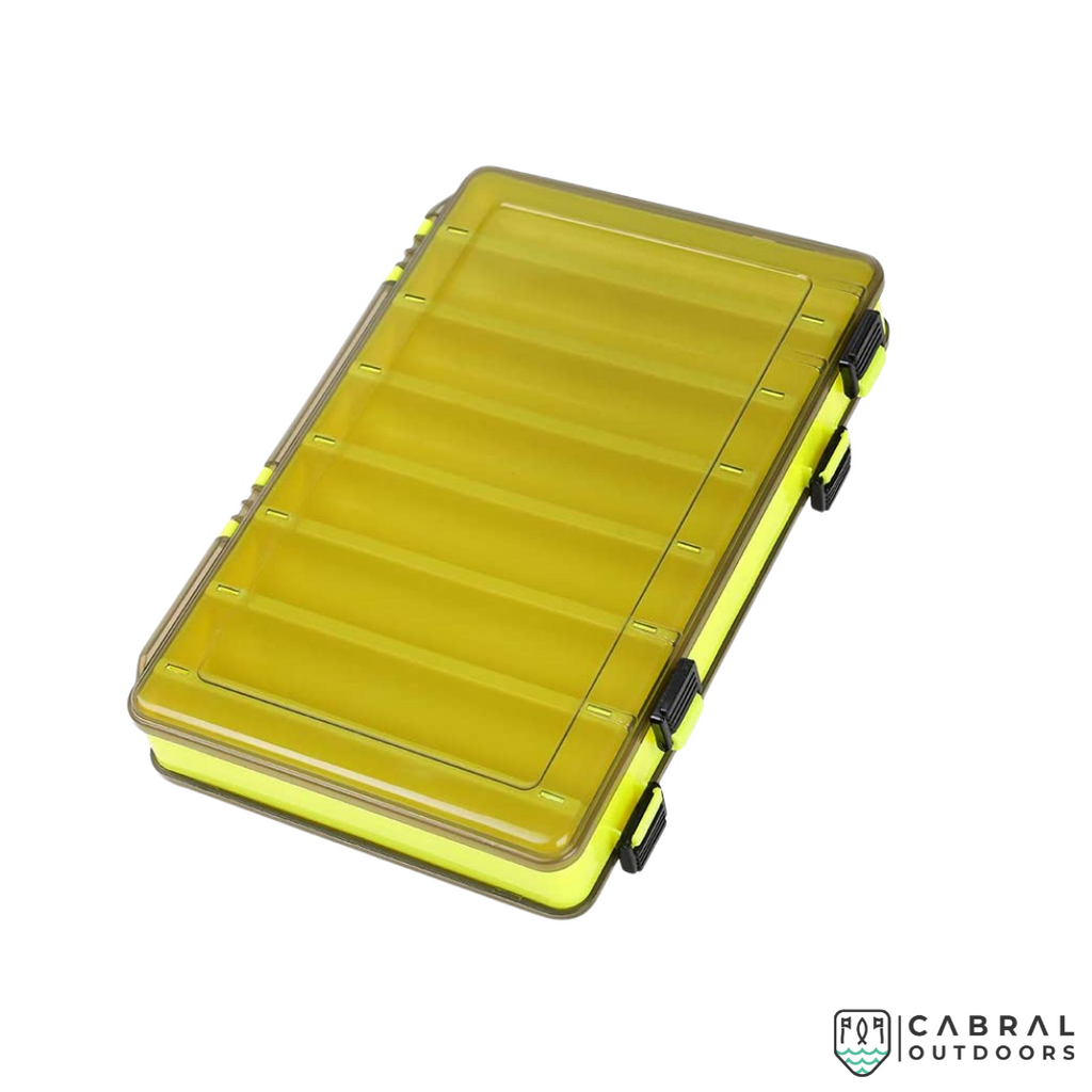 14 Compartments Double Sided Plastic Fishing Tackle Box