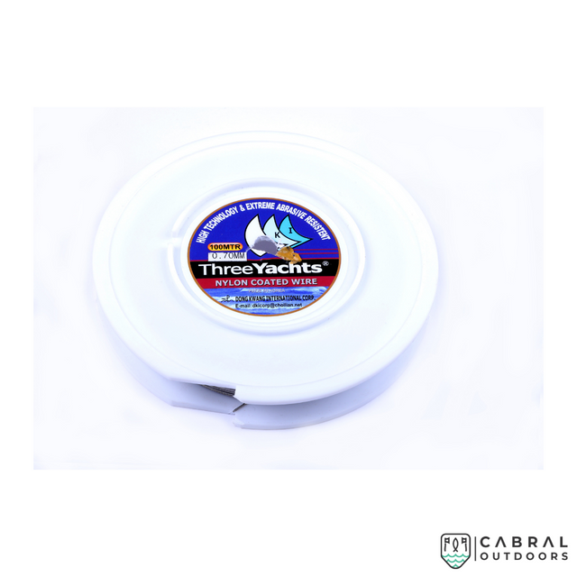 Three Yachts Nylon Fishing Wire Leader 0.60-0.70mm | 100m  Wire Leader  Three Yachts  Cabral Outdoors  