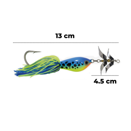 Triton Monster Jr. 13cm/15.5g, 1pcs/pkt  Buzz Frog  Lures Factory  Cabral Outdoors  