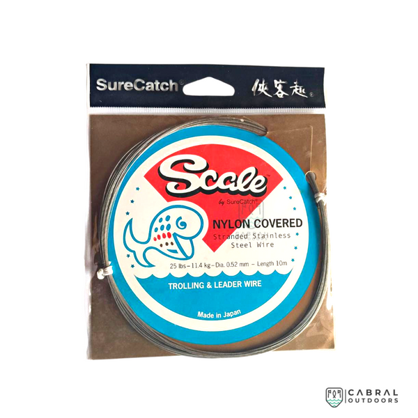 Sure Catch  Scale Nylon Covered Stainless Steel Wire | 25lb  Leader  Sure Catch  Cabral Outdoors  