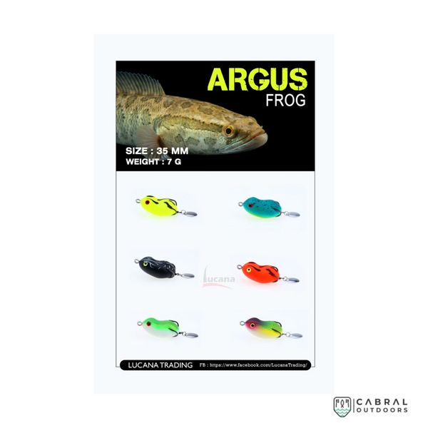 Lucana Argus Frog Lure, Size: 3.5cm, 7g, Cabral Outdoors