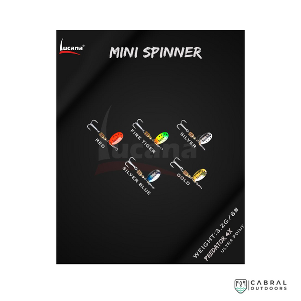Lucana Mini Spinner | 3.2g  Spinners  Lucana  Cabral Outdoors  