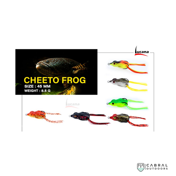 Lucana Cheeto Frog Lure | 12g  Rubber Frog  Lucana  Cabral Outdoors  