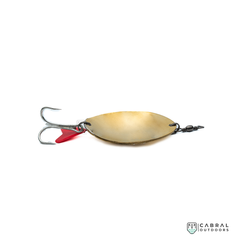 Gold Spoon With Spinner | 34g  Spoons  Generic  Cabral Outdoors  