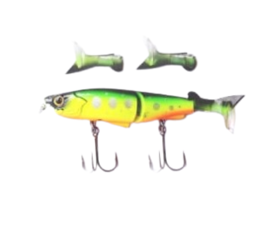 Lucana Django 125mm/17.5g, 1pcs/pkt  Jointed Shads  Lucana  Cabral Outdoors  