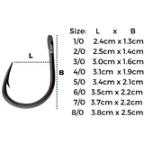 Mustad 10827NPBLN Hoodlum Live Bait 4x Strong Fishing Hooks  Hooks  Mustad  Cabral Outdoors  