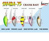 Lucana Samba 75mm/ 25.5g, 1pcs/pkt  Crank Baits  Lucana  Cabral Outdoors  