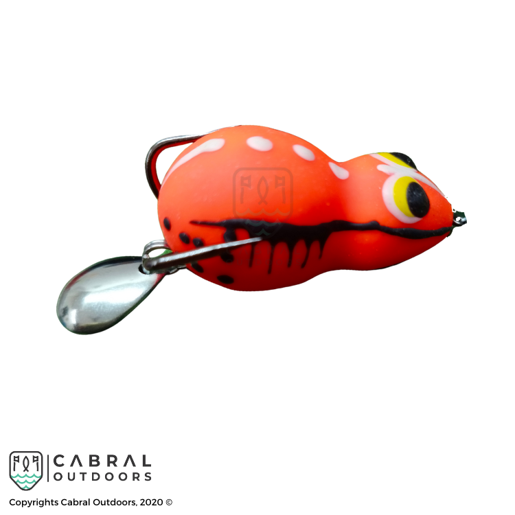 LuresFactory Combait Spinner Rakkoon Series | Size: 4cm | 6g | 1pcs/pkt  Spinners  Lures Factory  Cabral Outdoors  LuresFactory Rakkoon | Frog Lure with Spinner | Size 4cm | Weight 6g
