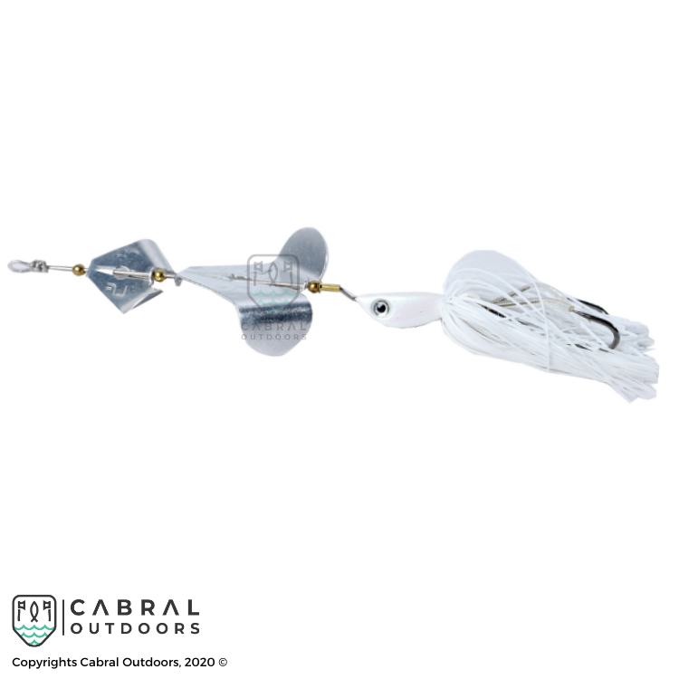 LuresFactory Zelep BuzzBait Slash Bait Spinner 25g | 12cm | size 3/0 | 1pcs/pkt  Buzz Baits  Lures Factory  Cabral Outdoors  