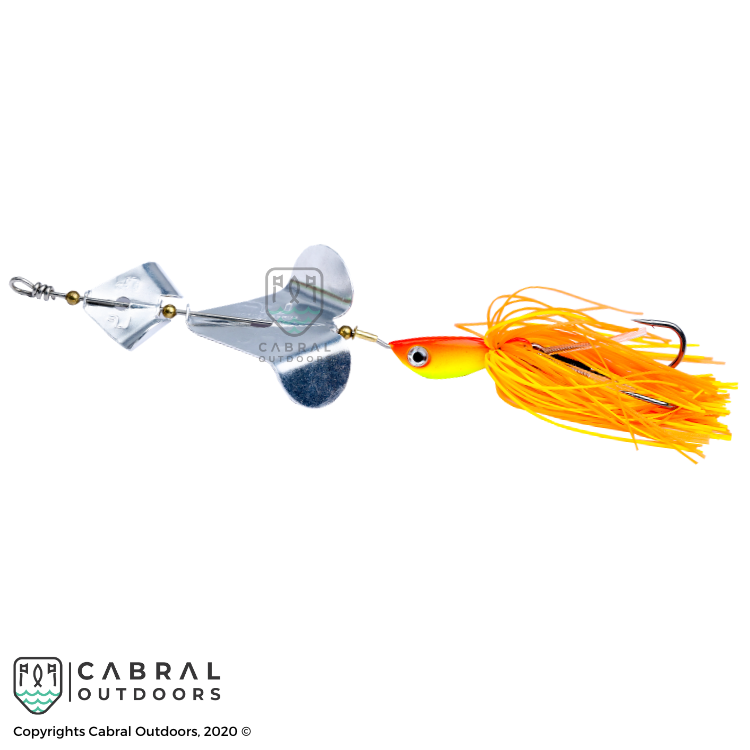Toma 3Pcs/Lot Lead Head Spinner Buzzi Bait Fishing Lures 3/8Oz Colors –  Bargain Bait Box