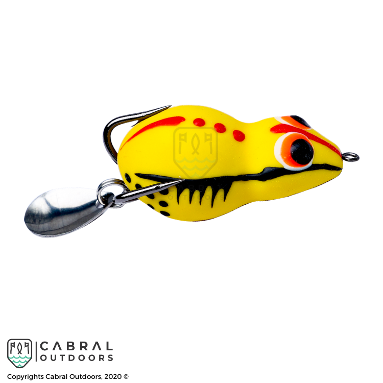 LuresFactory Combait Spinner Rakkoon Series | Size: 4cm | 6g | 1pcs/pkt  Spinners  Lures Factory  Cabral Outdoors  LuresFactory Rakkoon | Frog Lure with Spinner | Size 4cm | Weight 6g