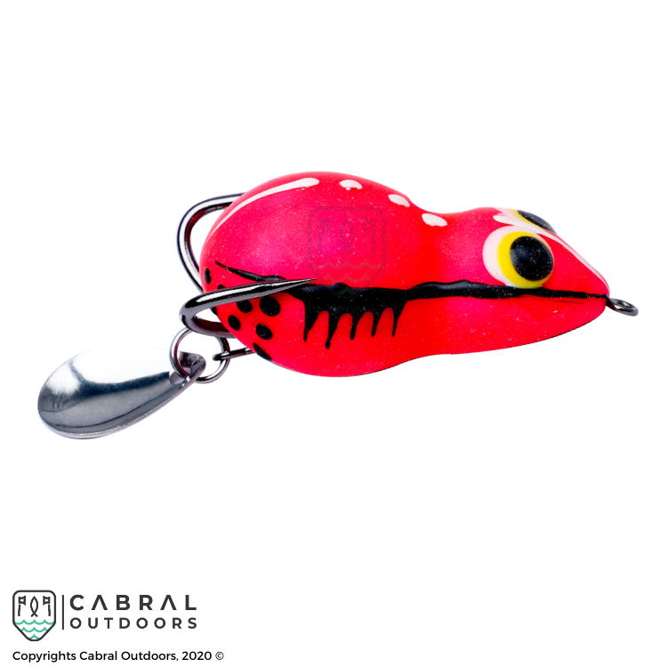 LuresFactory Combait Spinner Rakkoon Series | Size: 4cm | 6g | 1pcs/pkt  Spinners  Lures Factory  Cabral Outdoors  LuresFactory Rakkoon | Frog Lure with Spinner | Size 4cm | Weight 6g