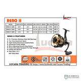 Lucana Reno II 800-6000 Spinning Reel  Spinning Reels  Lucana  Cabral Outdoors  